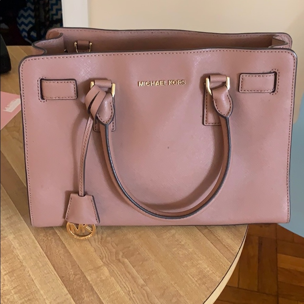 Michael Kors Dillon Saffiano Leather Satchel